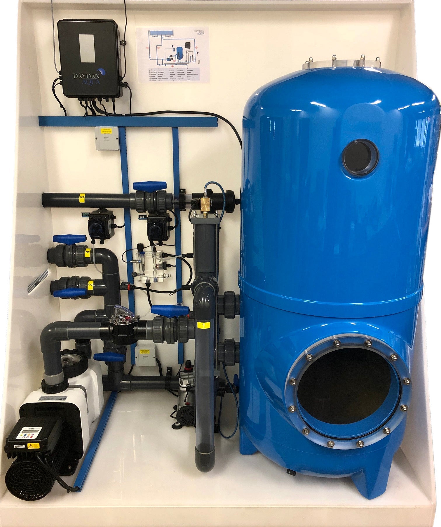 AS-DA-SY+ Komplettanlage für Skimmerbecken mit - Pool Me Up