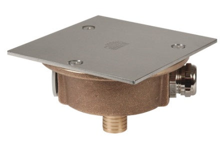 Allfit Anschlussdose Rotguss, Deckel V4A - Pool Me Up