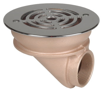 Allfit Bodenablauf 90° 2" mit Rost V4A 170mm - Pool Me Up