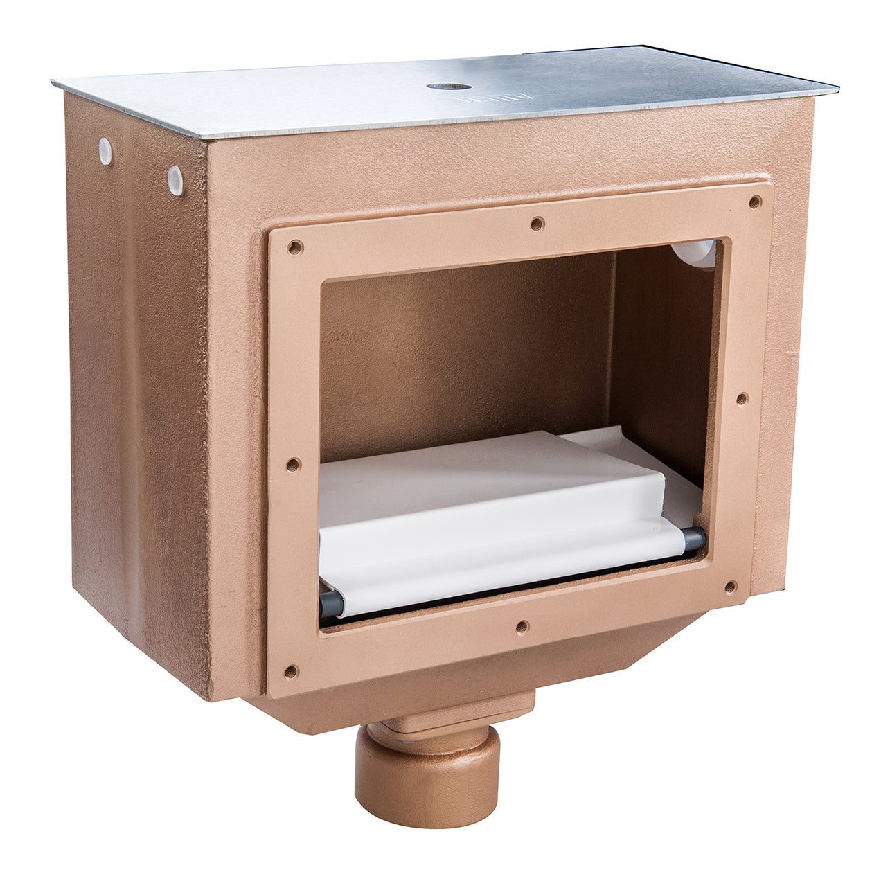 Allfit Skimmer aus Rotguss 16cm Einbautiefe 2" IG - Pool Me Up