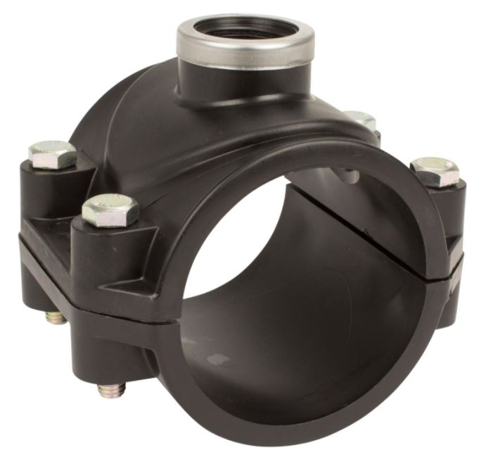 Anbohrschelle für d110 mm mit 1/2" IG - 174335 - Benutzerdefiniertes Produkt - Pool Me Up