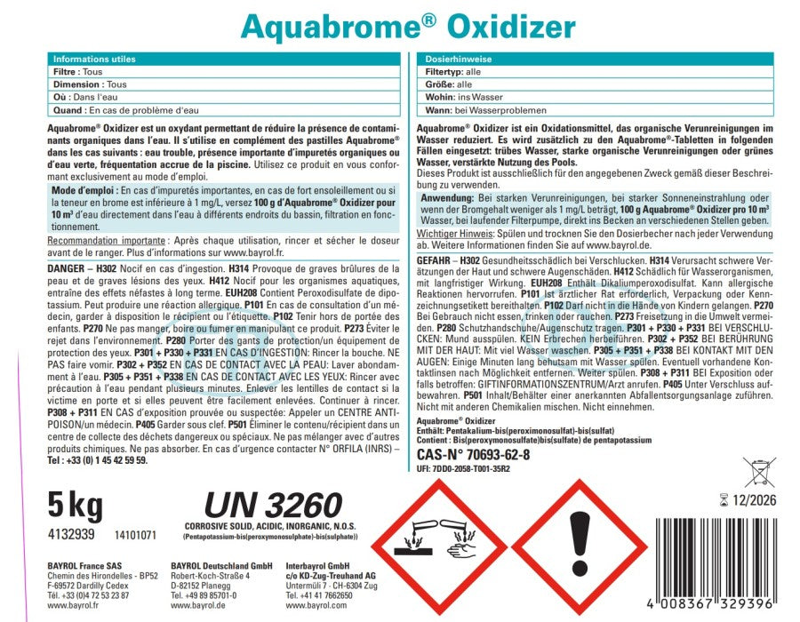 Bayrol Aquabrome Oxidizer à 5kg - Pool Me Up