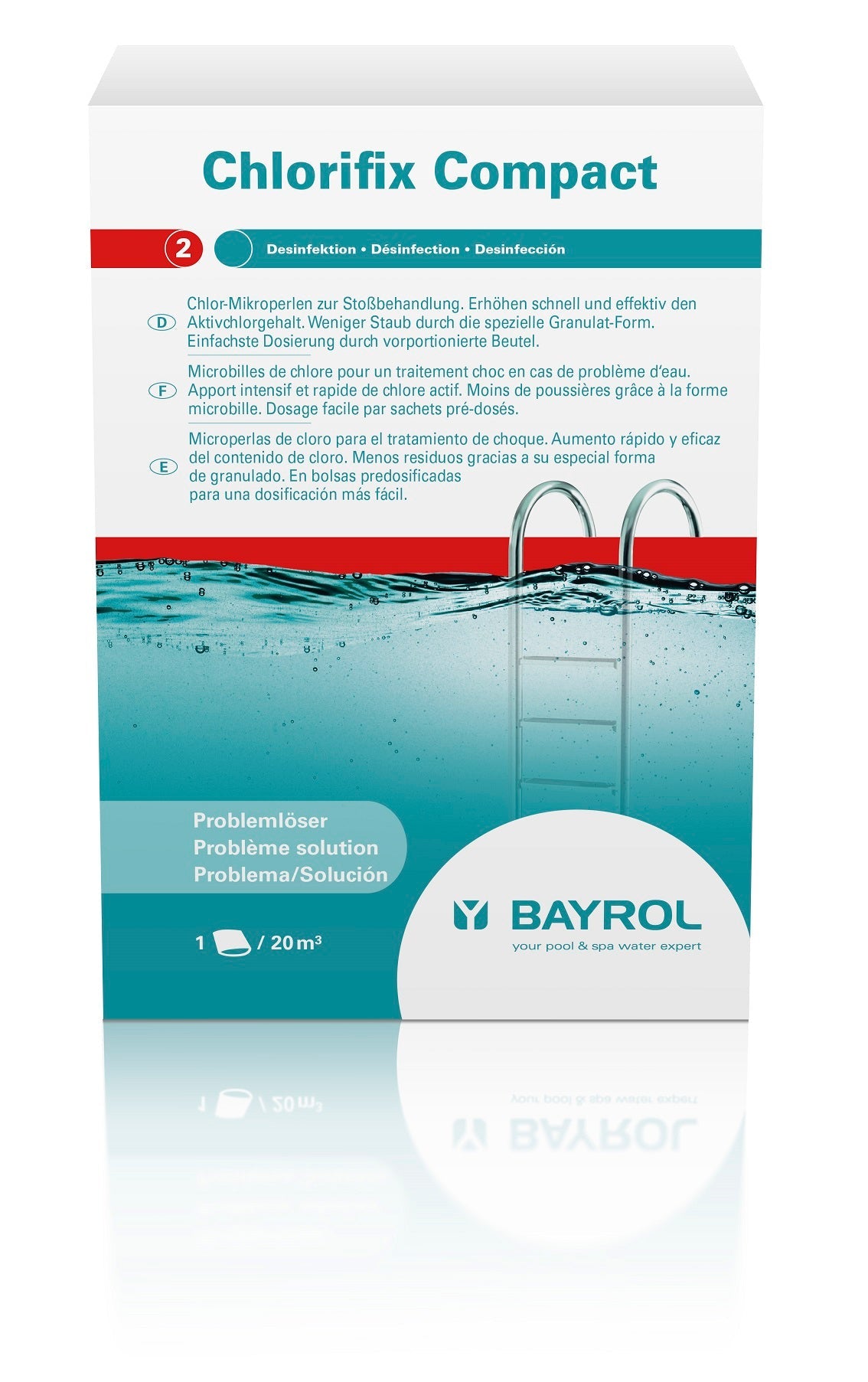 Bayrol Chlorifix Compact 1,2 kg (3 Beutel à 400 g) - Pool Me Up
