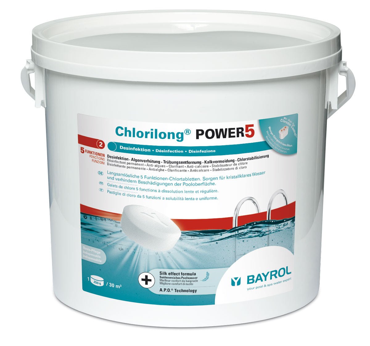 Bayrol Chlorilong POWER5 5 kg - 021138 - 4008367992712 - Pool Me Up
