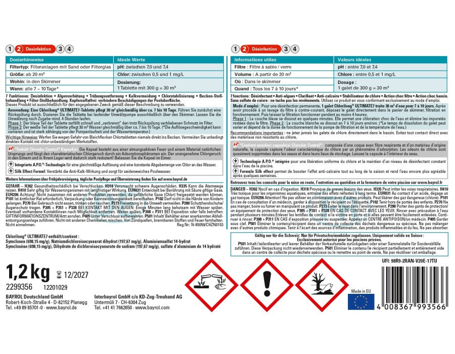 Bayrol Chlorilong ULTIMATE7 1,2 kg - Pool Me Up