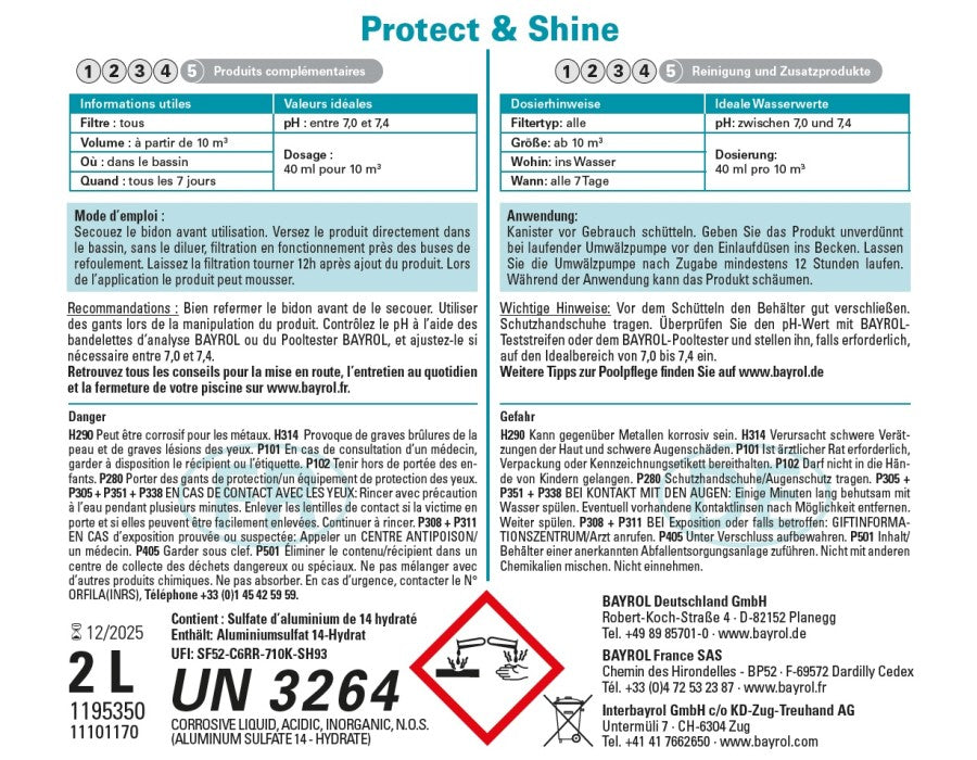 Bayrol Protect & Shine 2 l - Pool Me Up