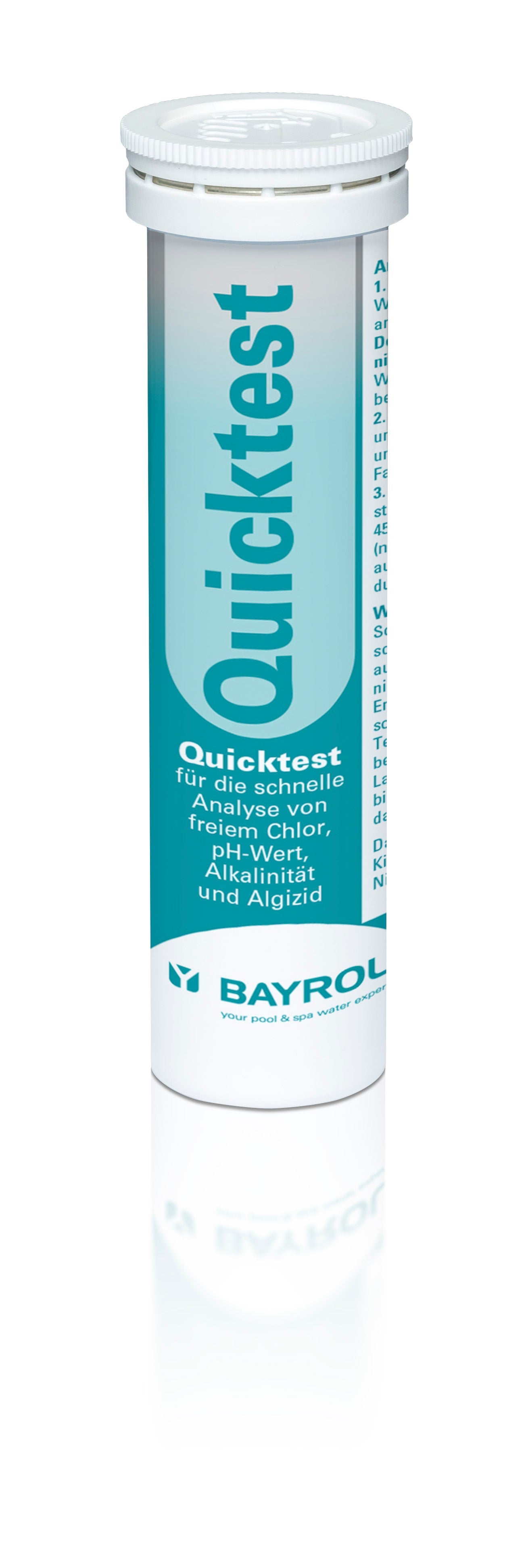 Bayrol Quicktest pH/freies Chlor/TAC/Algizid - Pool Me Up