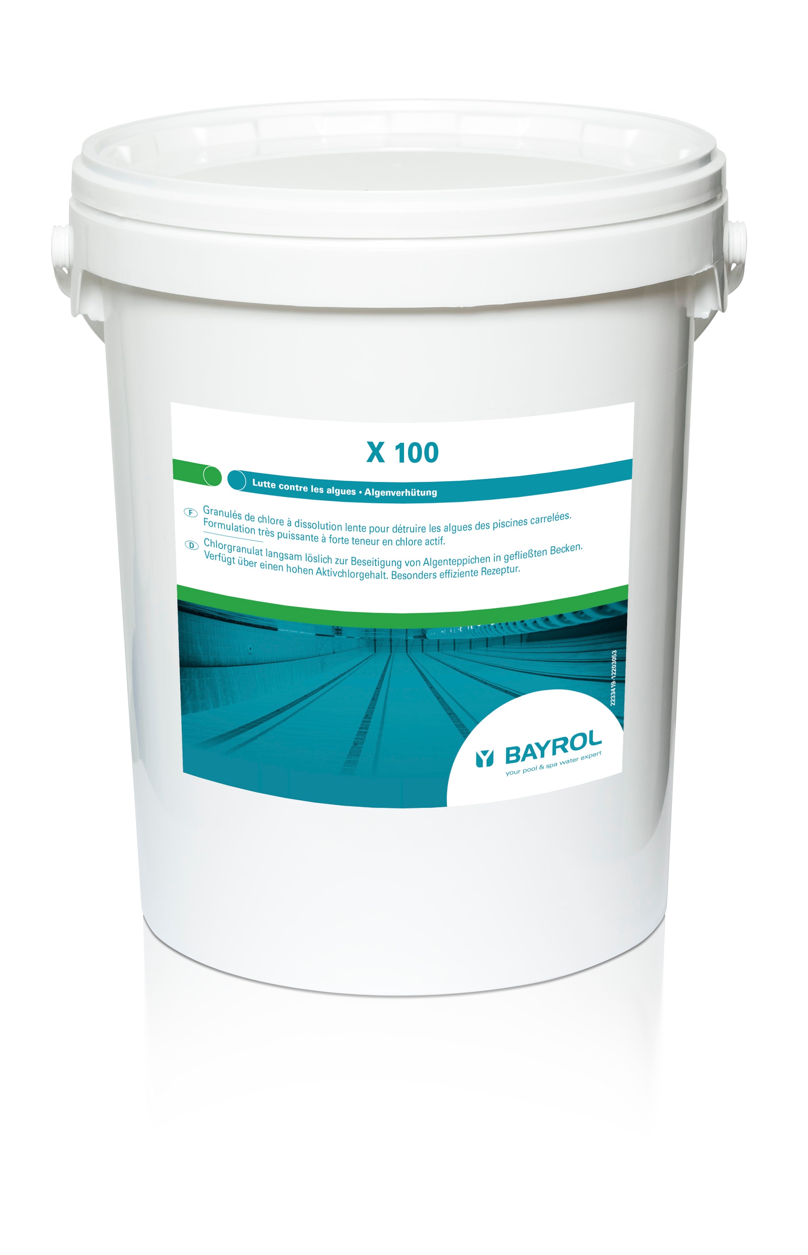 Bayrol X100 à 20 kg langsamlösliches - Pool Me Up