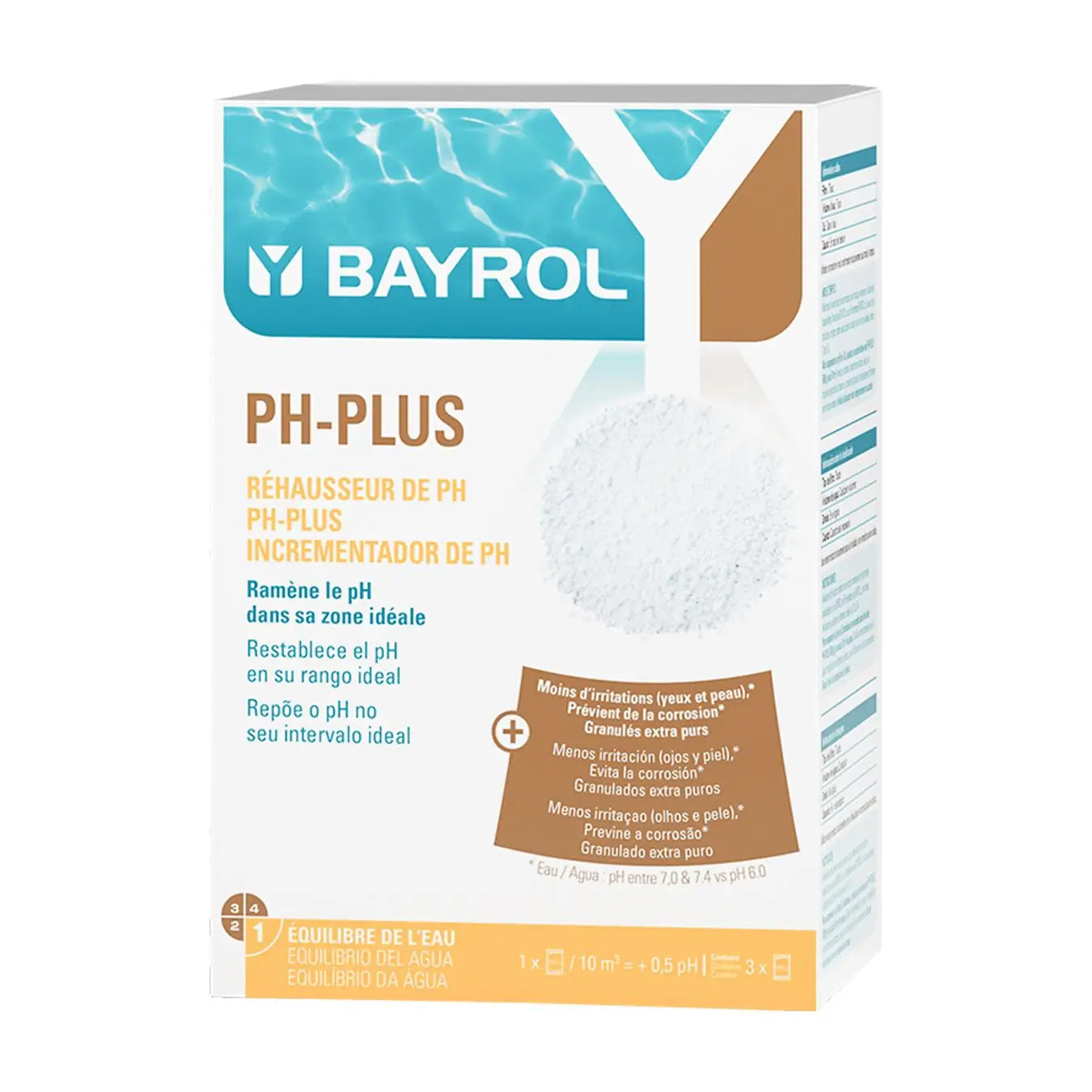 Bayrol pH-Plus 1,5 kg - 3 Dosierbeutel à 500 g - Pool Me Up