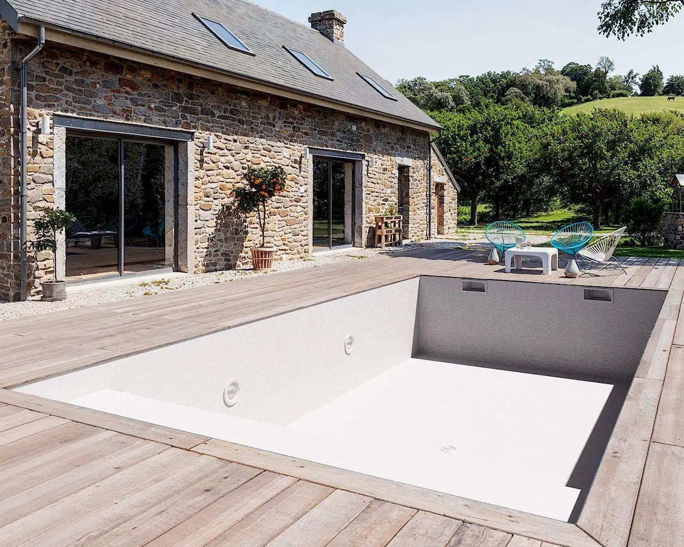 CGT Folie Aquastone White - 123411 -  - Pool Me Up