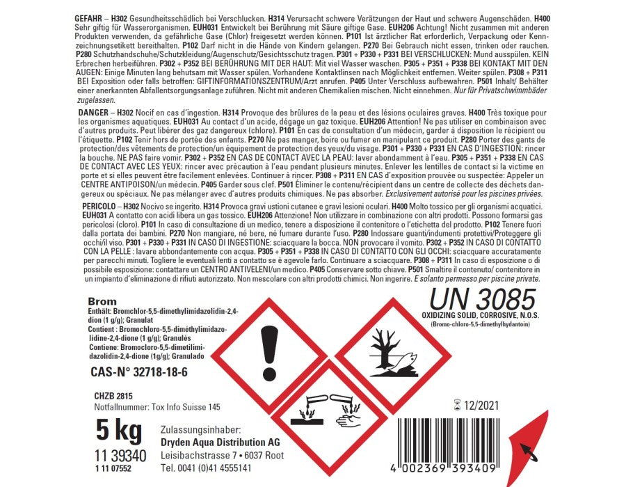 Dryden Aqua Brom 5 kg - Pool Me Up