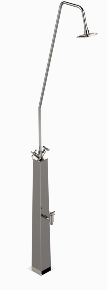 Dusche Sansibar KALT mit Entnahmehahn - Pool Me Up