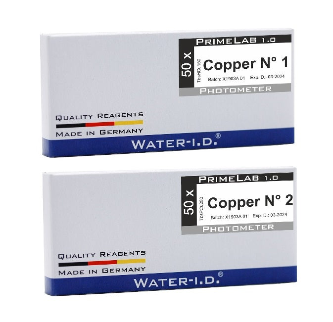 Ersatztabletten Kupfer Cu (Nr. 1 und Nr. 2)171257 - Pool Me Up