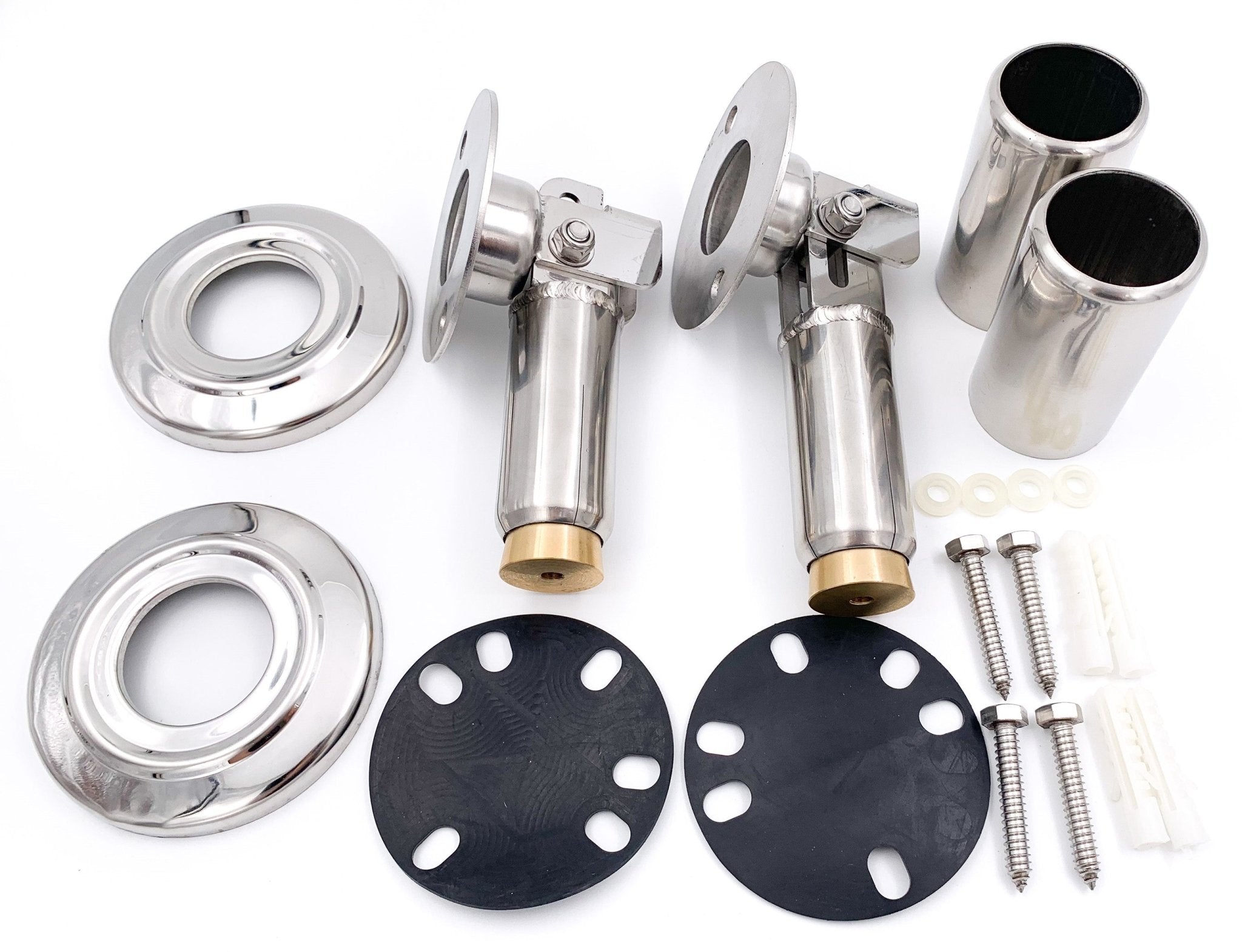 Gelenk - Montageset Flanschbefestigung (Paar) - 164016 - 4039474006474 - Pool Me Up