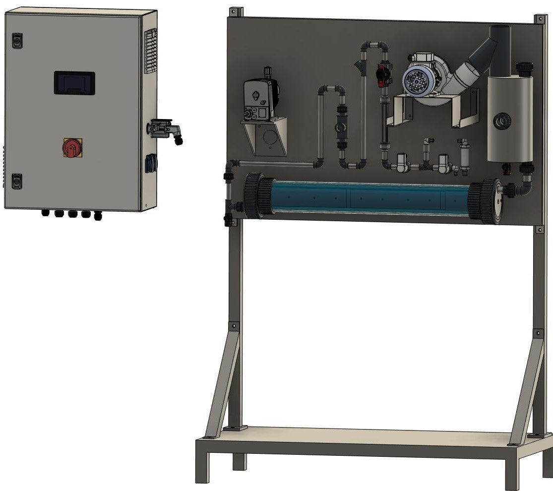 Gestell zu Rohrzellenelektrolyse ECO - a 1000 - 2000 - 211322 - Benutzerdefiniertes Produkt - Pool Me Up