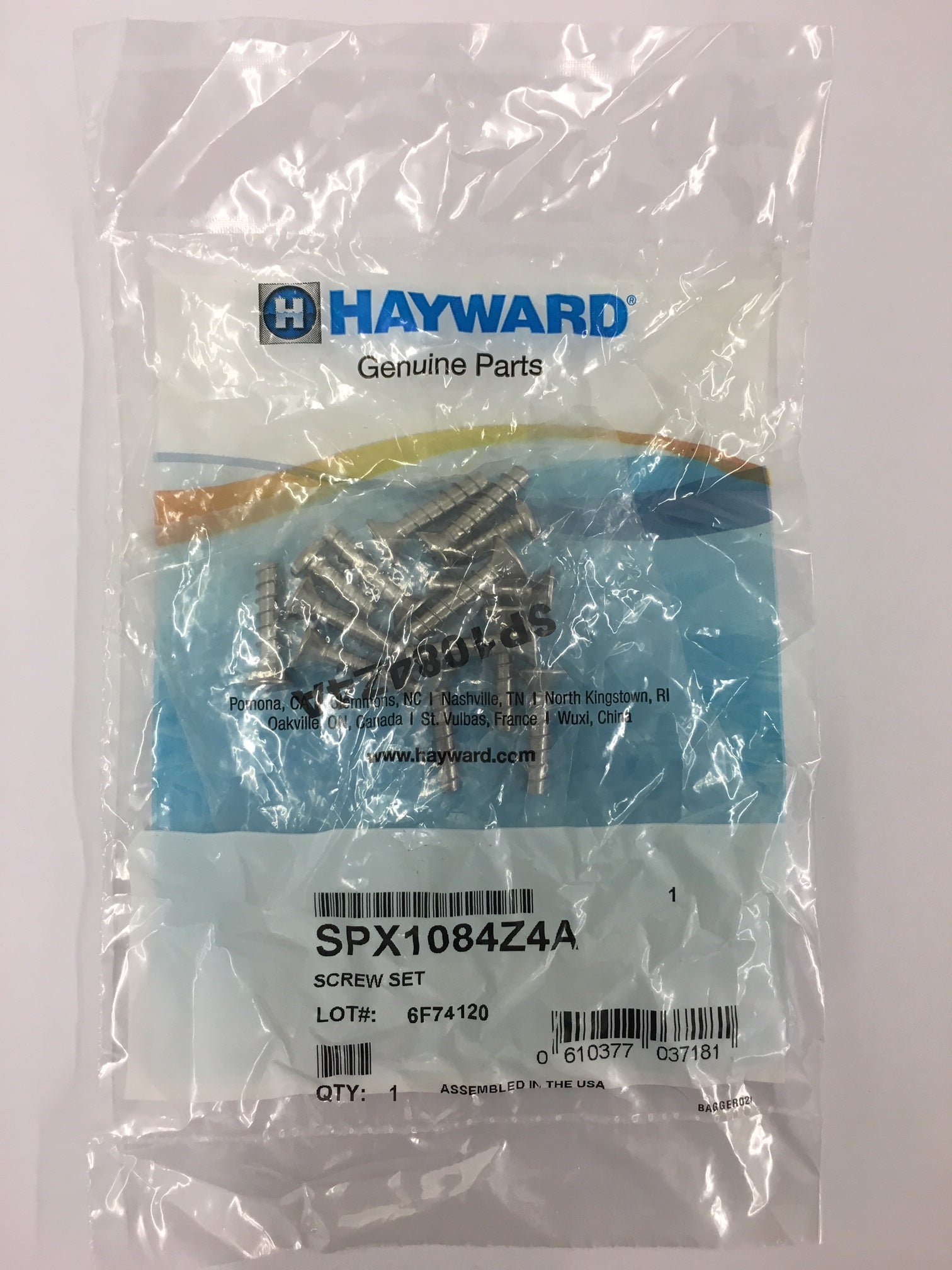Hayward Schraubenset zu Flansch (12 Stk.) - 054-035 - Benutzerdefiniertes Produkt - Pool Me Up