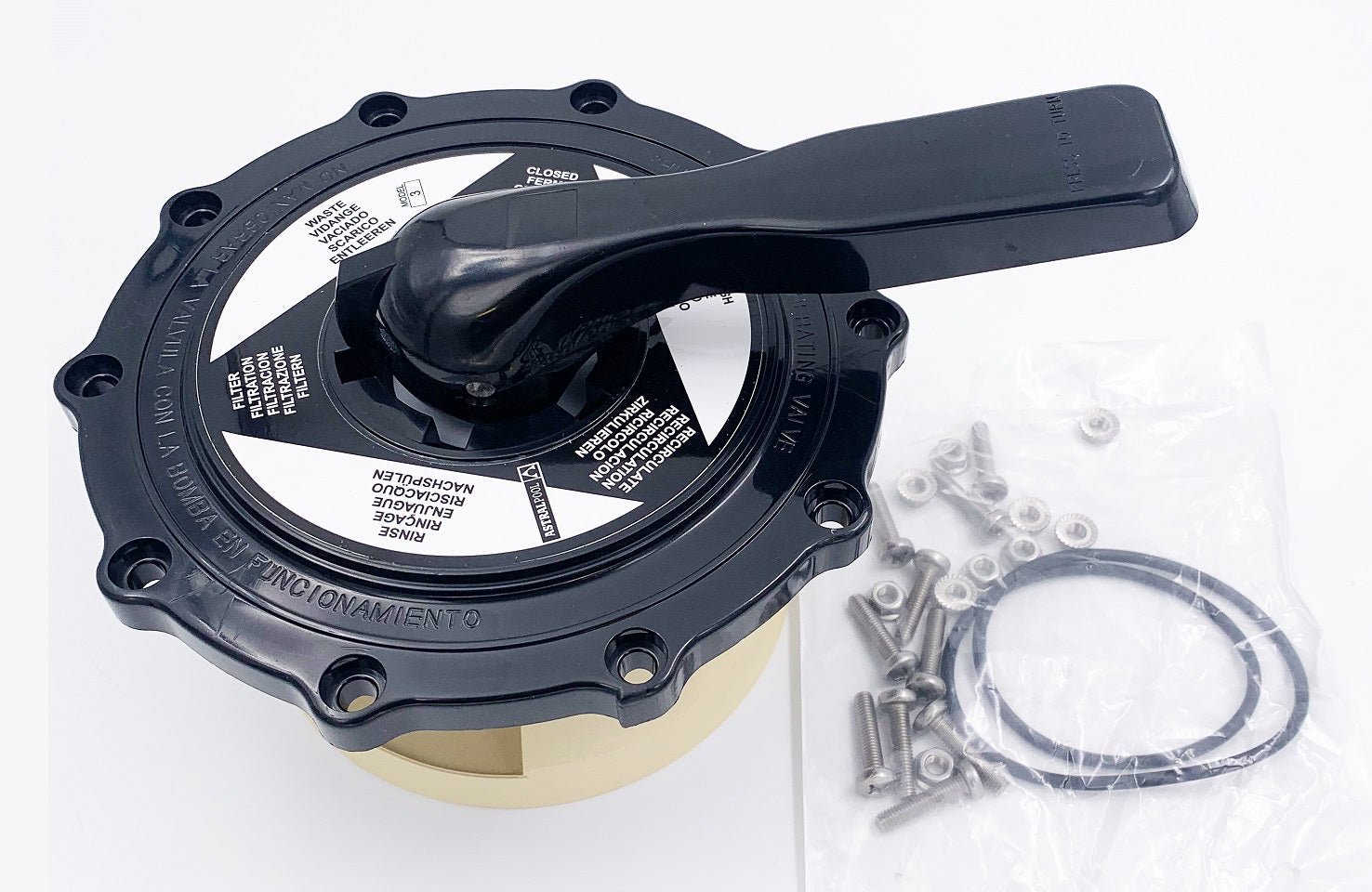 Oberteil zu Astral 6 - Wege - Umschaltventil 2" - 045-451 - Benutzerdefiniertes Produkt - Pool Me Up
