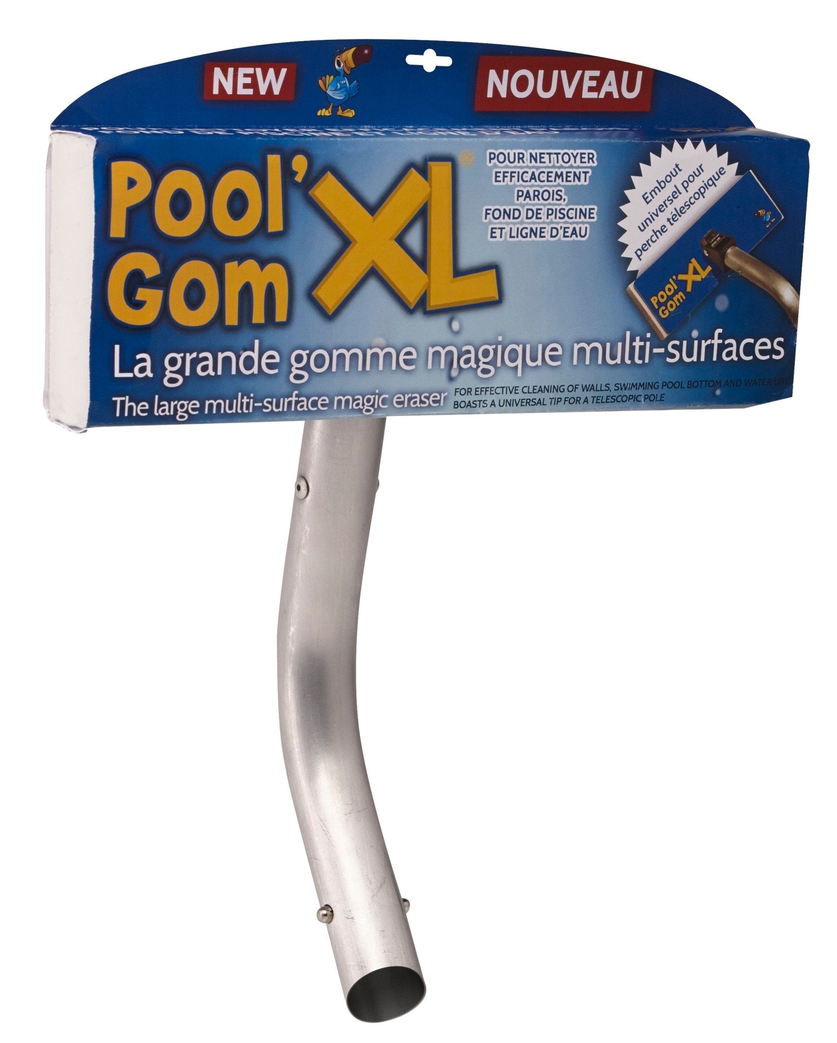 Pool'Gom XL Bürste inkl. Gummi - 061111 - 3760015881601 - Pool Me Up