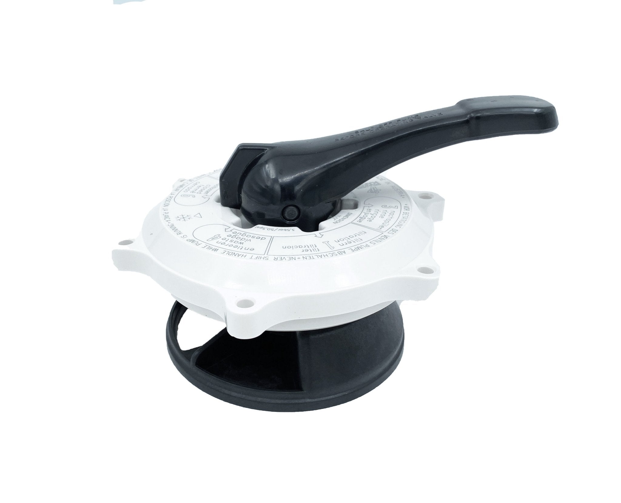 Praher Oberteil 6 - Wege - Ventil kompl. 1 1/2" - 045-000 - 9005538083007 - Pool Me Up