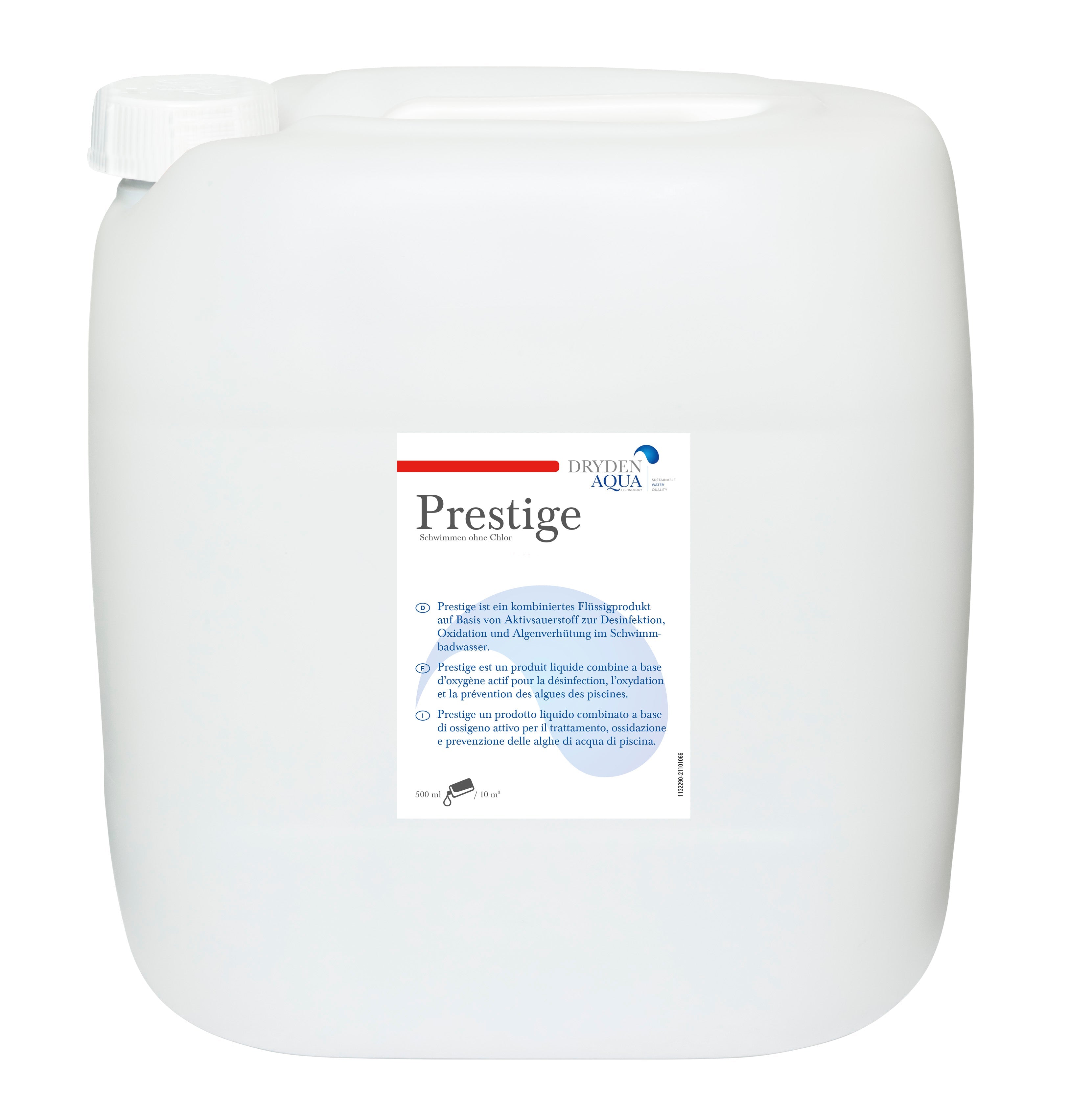 Prestige flüssig 19.5 l / 22 kg Flüssigsauerstoff - Pool Me Up