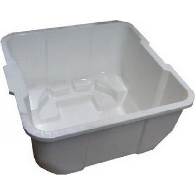 Sicherheits-Lagerbehälter angewinkelt grau - Pool Me Up