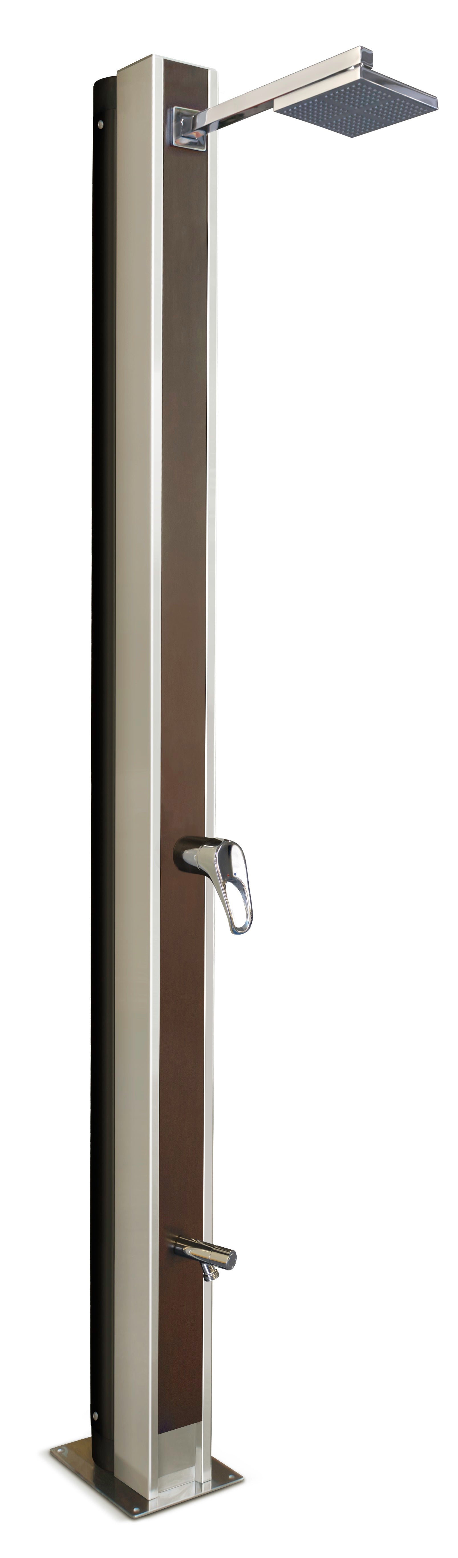 Solardusche V2A mit Einhebelmischer und - Pool Me Up