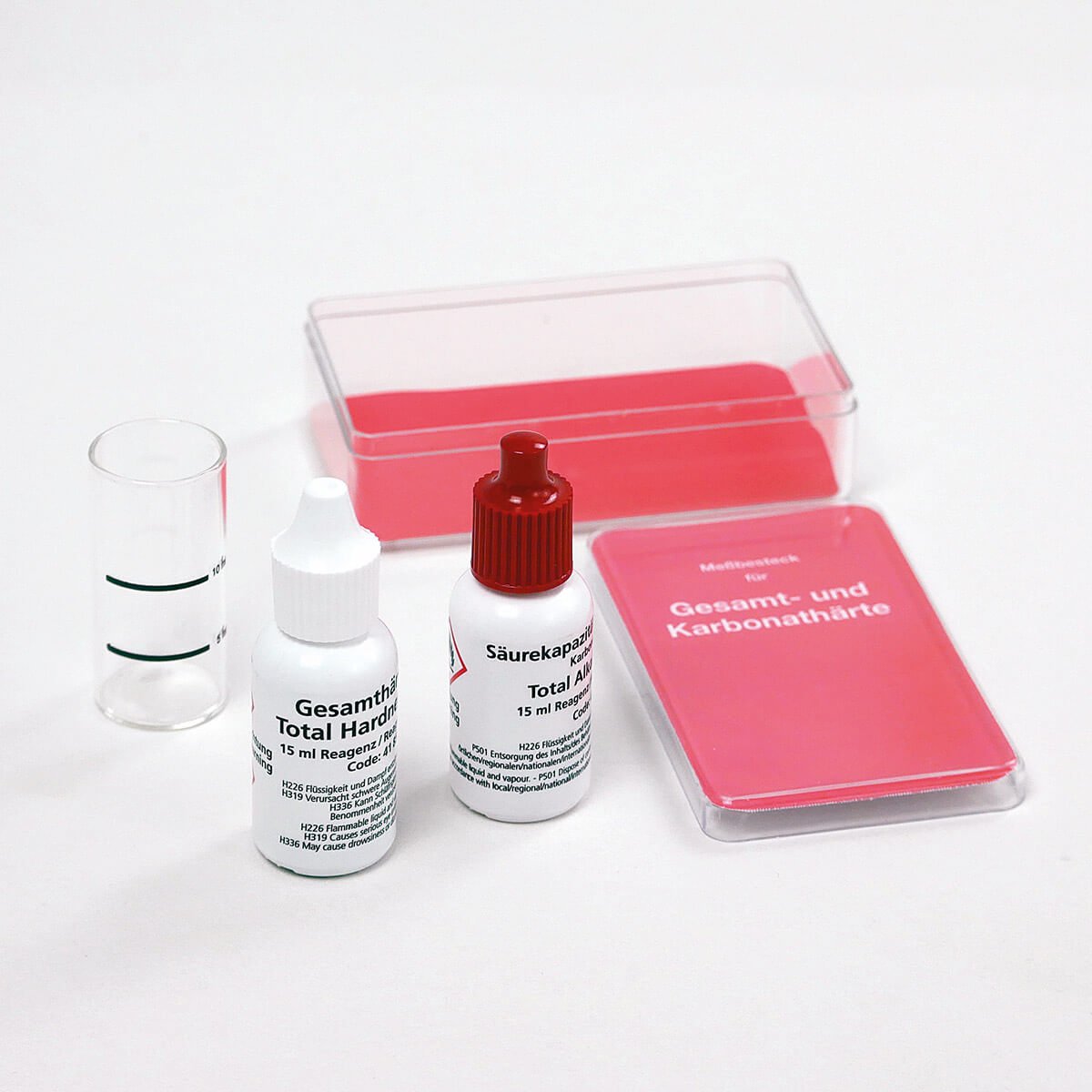 Tester Gesamtwasser - und Karbonathärte - 171032 - Benutzerdefiniertes Produkt - Pool Me Up