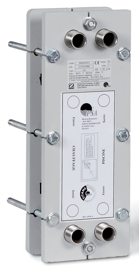 Zodiac Platten-Wärmetauscher UAN 70  80 kW - Pool Me Up