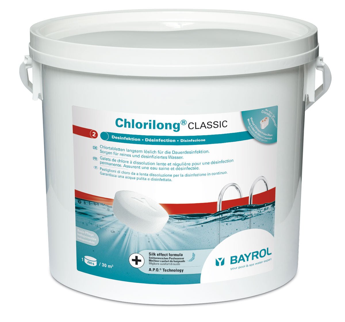 Bayrol Chlorilong CLASSIC 5 kg - 021131 - 4008367361433 - Pool Me Up