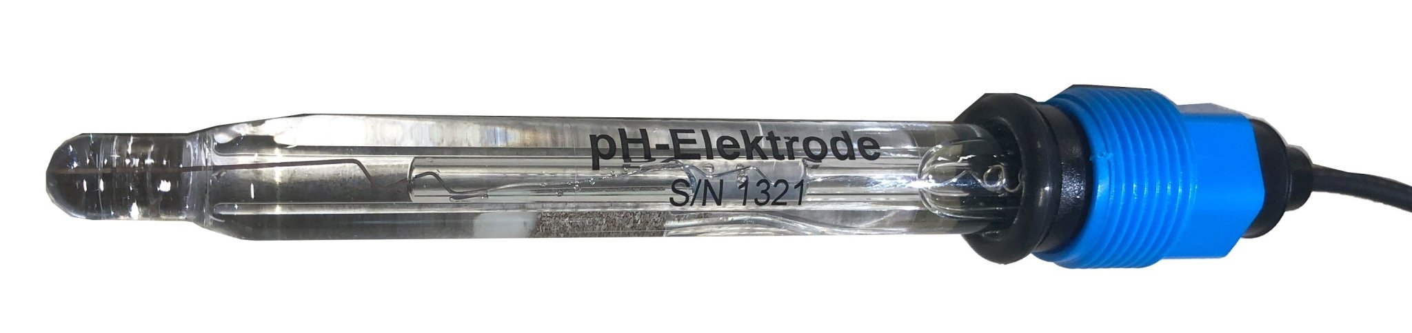 DA - GEN pH - Elektrode Glas 100mm, Pg 13.5, blau - mit 1.5 m - 174-292 - 4251228504245 - Pool Me Up