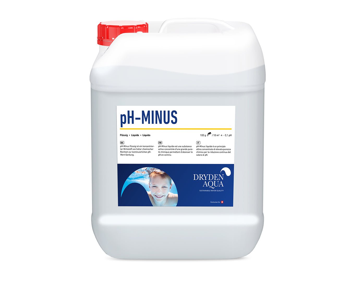 Dryden Aqua pH - Minus flüssig 18.5 l / 25kg - 024031 - Benutzerdefiniertes Produkt - Pool Me Up