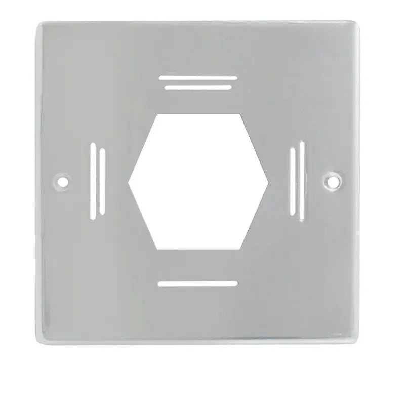 EVA Blende V4A quadratisch Cube line 210x210mm - 74328 - Benutzerdefiniertes Produkt - Pool Me Up