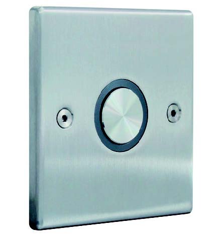Fluvo Piezoschalter quadratisch Inox V4A - 111438 - Benutzerdefiniertes Produkt - Pool Me Up