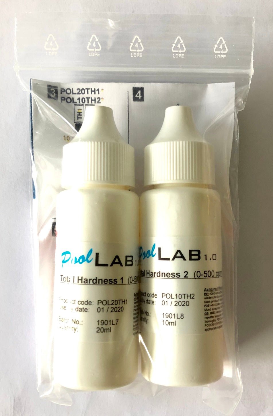 PoolLab 1.0 Gesamthärte Reagenzien - 171256 - Benutzerdefiniertes Produkt - Pool Me Up