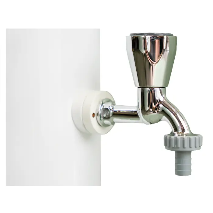 Solardusche FUN - Farbe metallicgrau exclusiv max. 5 bar - Achtung im Winter entleeren