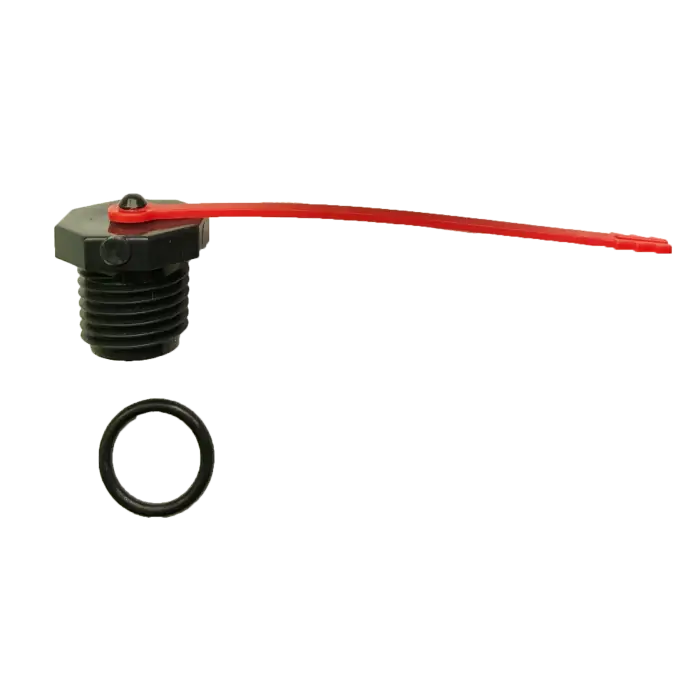 Bouchon 1/4" AG pour vanne à boisseau sphérique de laboratoire